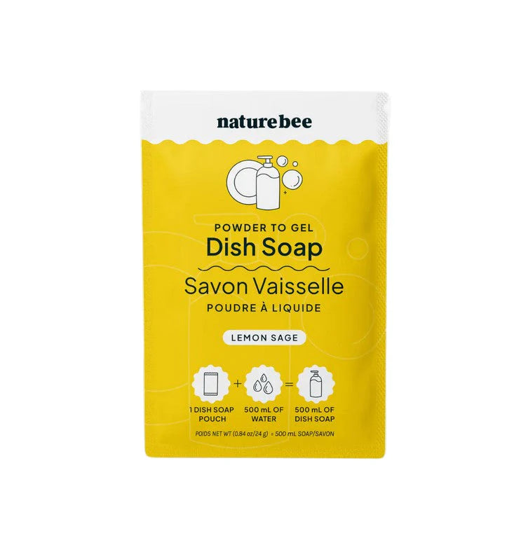 Powder to Gel Dish Soap