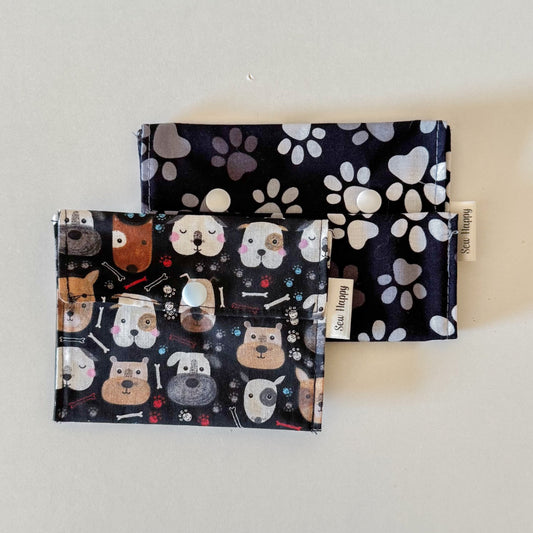 Reusable Snack and Sandwich Bags - Dogs