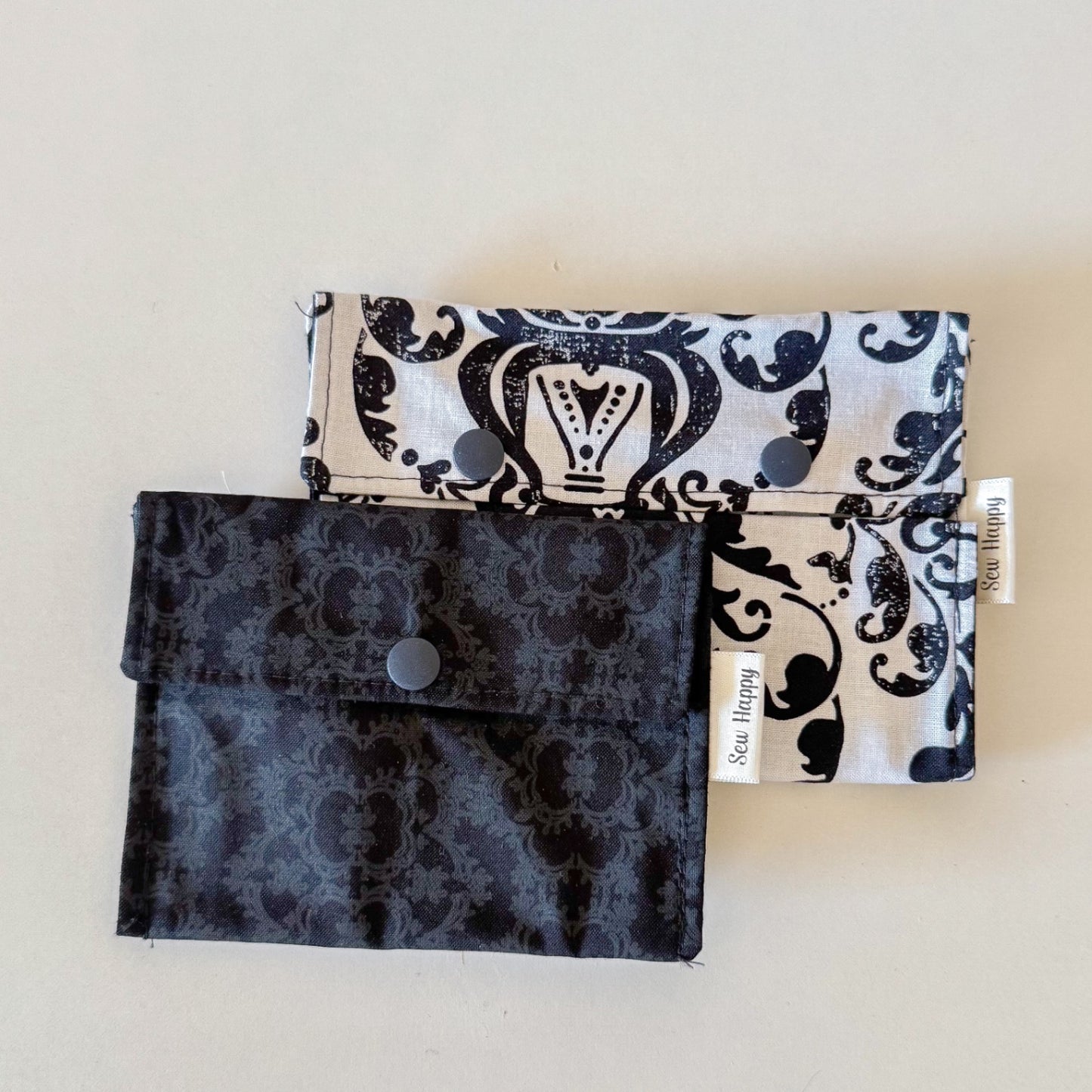 Reusable Snack and Sandwich Bags - Damask