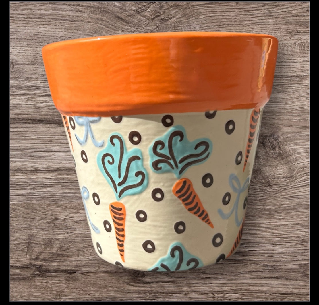Carrot Flower Pot