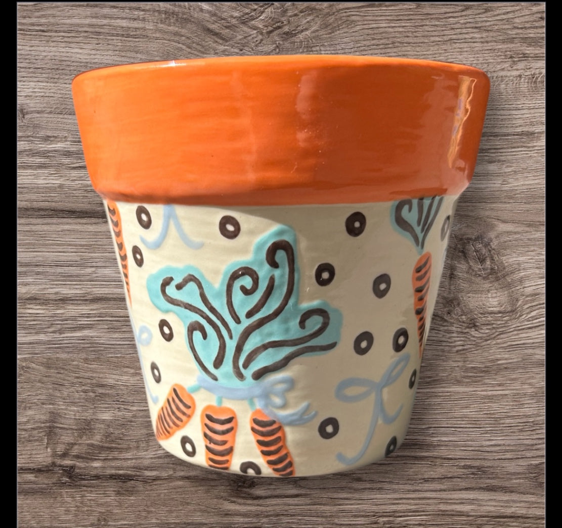 Carrot Flower Pot