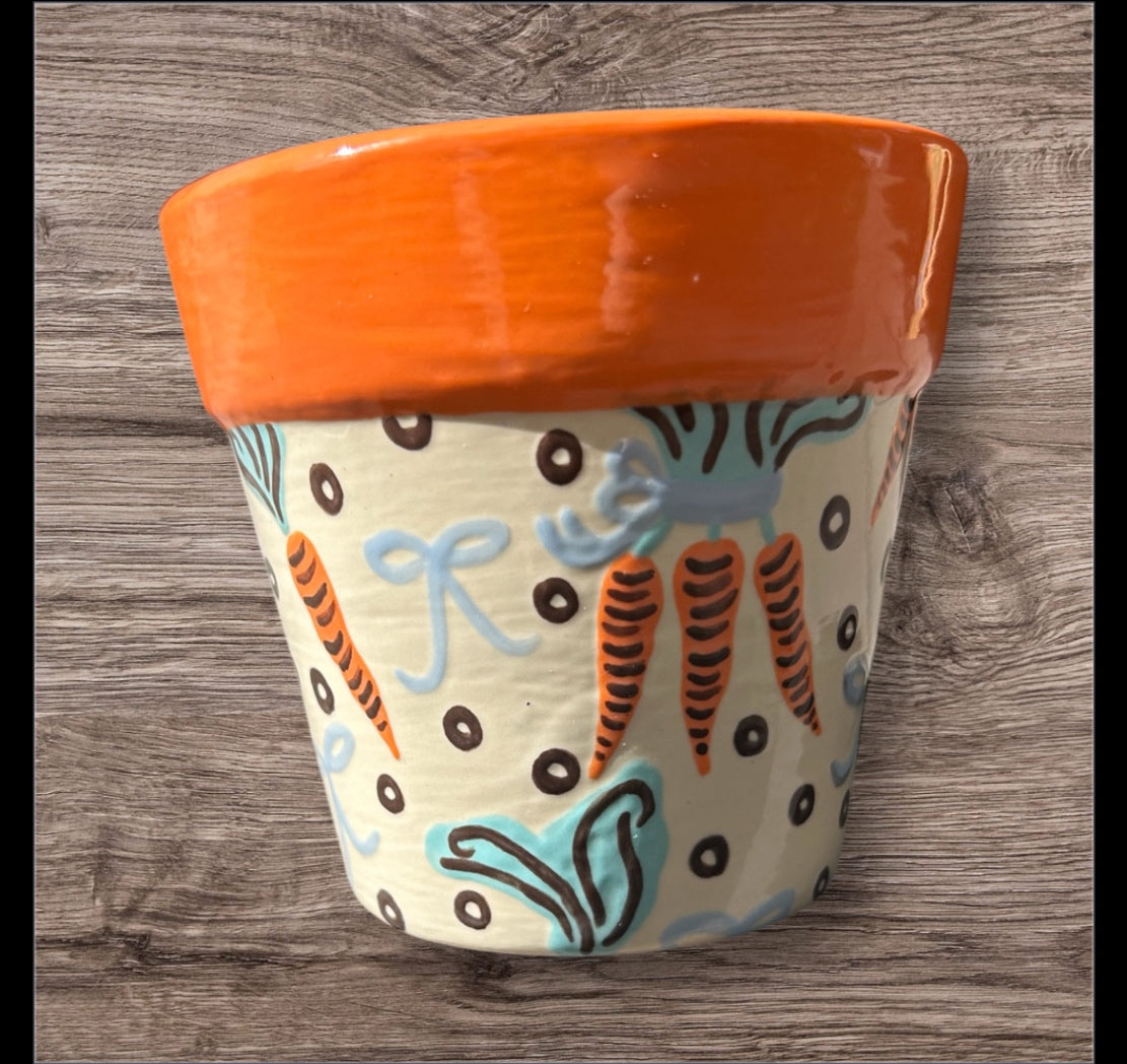 Carrot Flower Pot