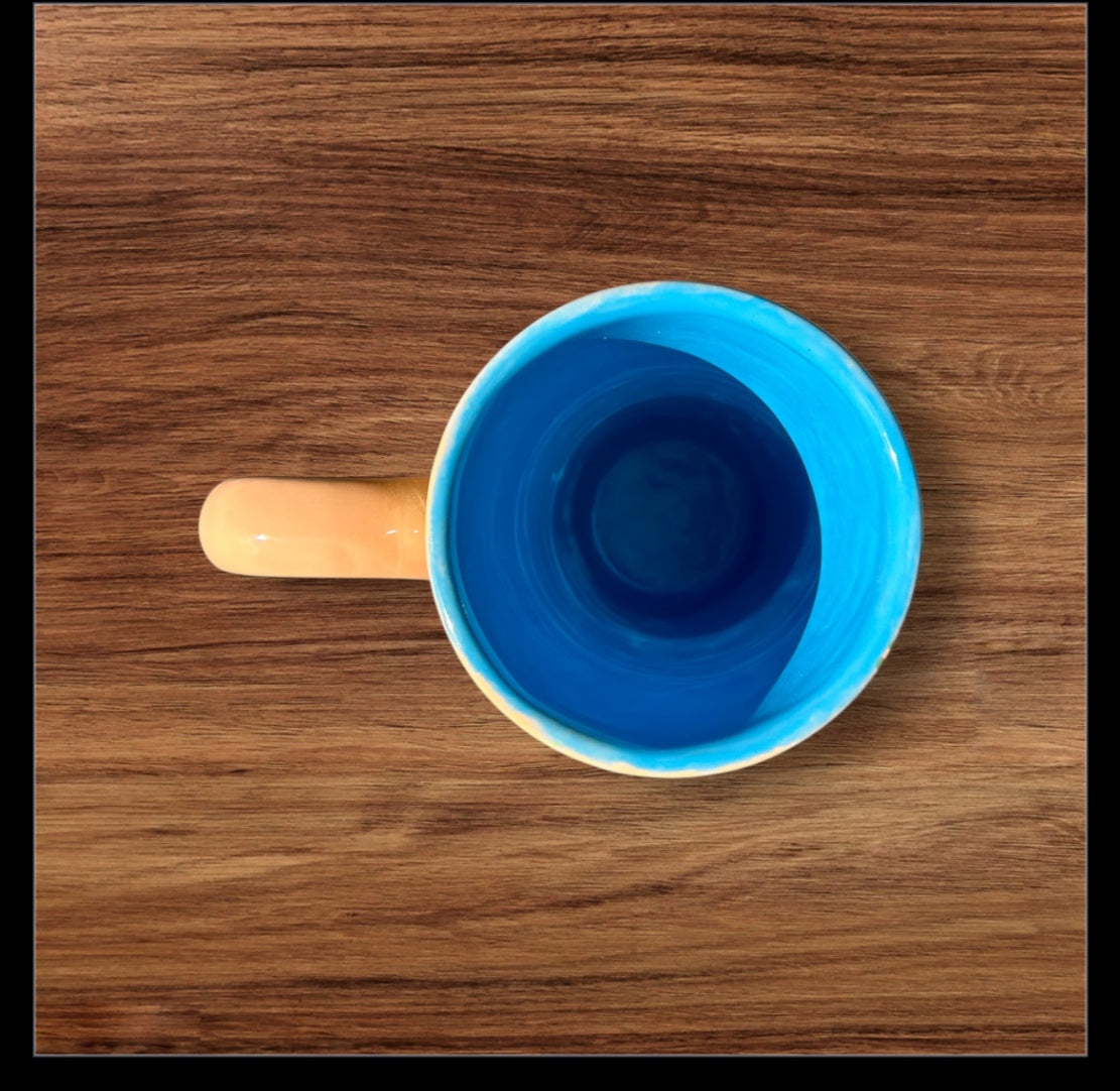 Orange Floral Venti Mug