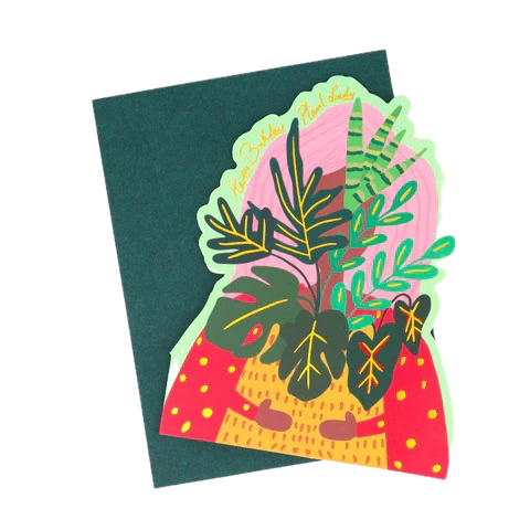"Plant Lady" Birthday Card