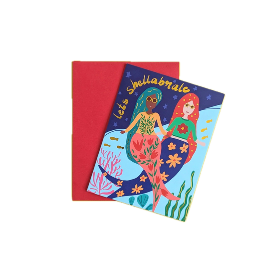 "Let's Shellabrate" Greeting Card