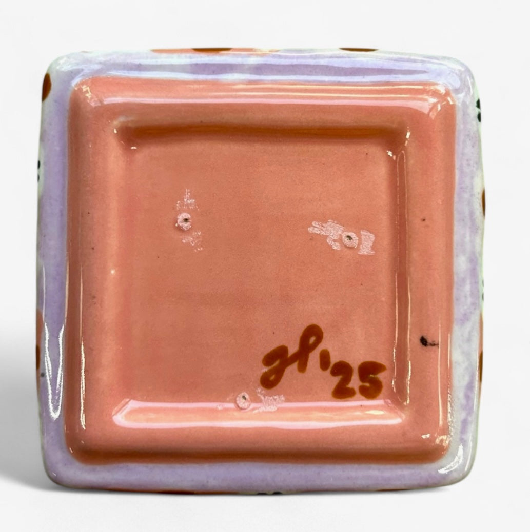 Cork Jar - Flower Ghosts