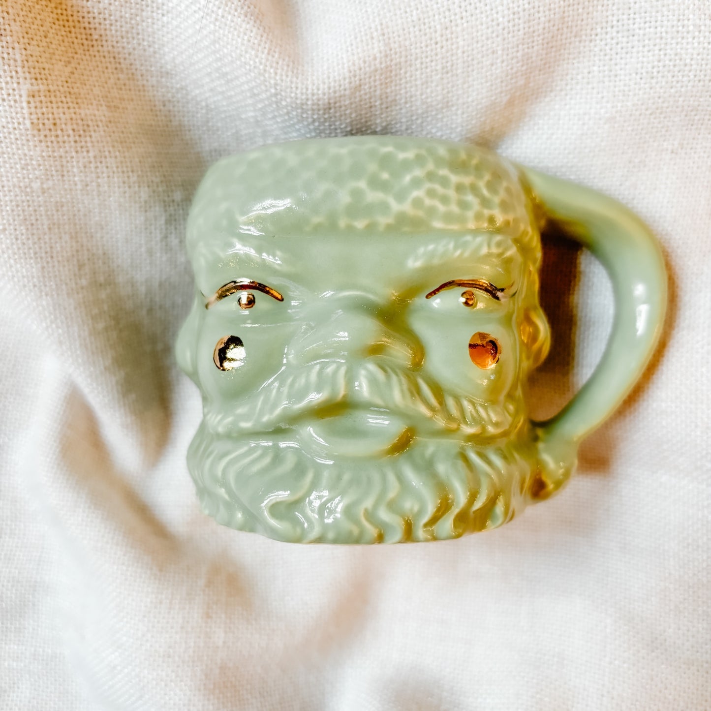 Small Santa Mug - Green