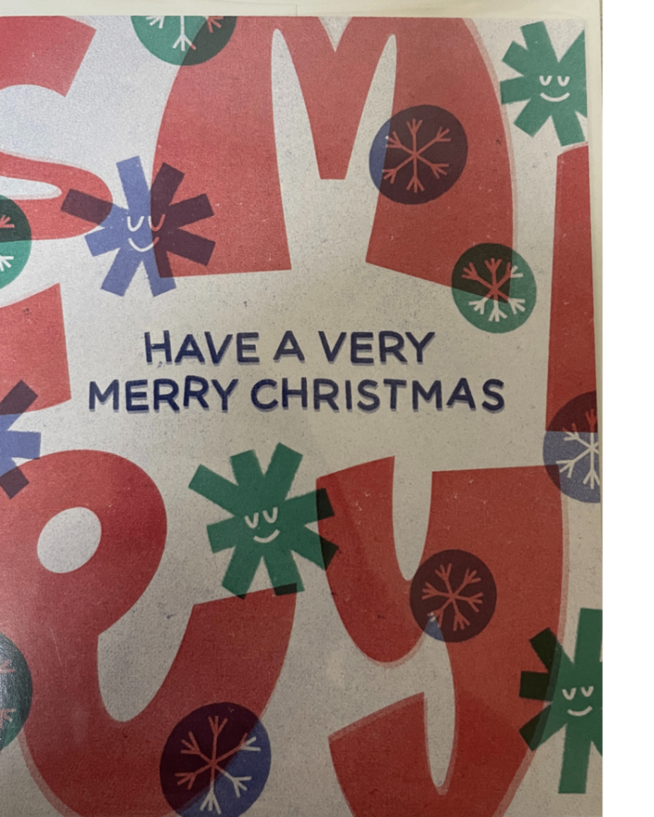 "Have a Very Merry Christmas" Card