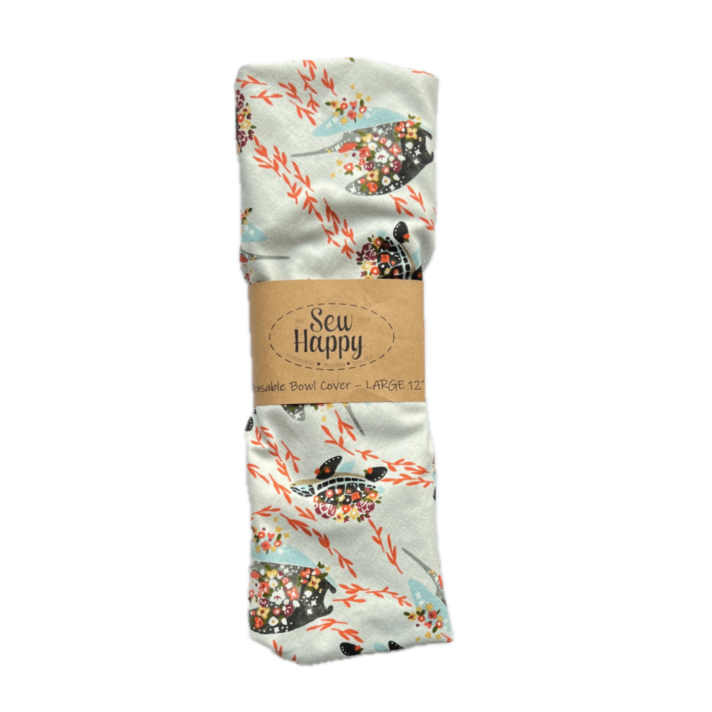 Large Reusable Bowl Cover - Sea Creatures