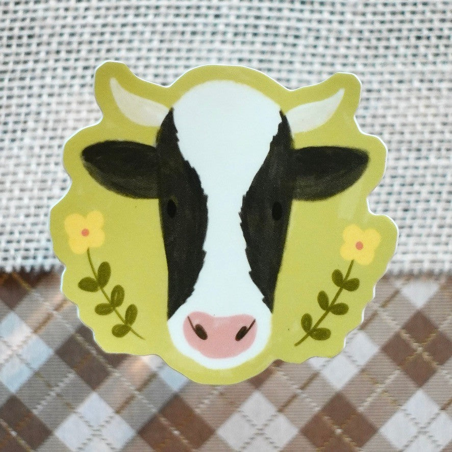Beautiful Bovine Vinyl Sticker