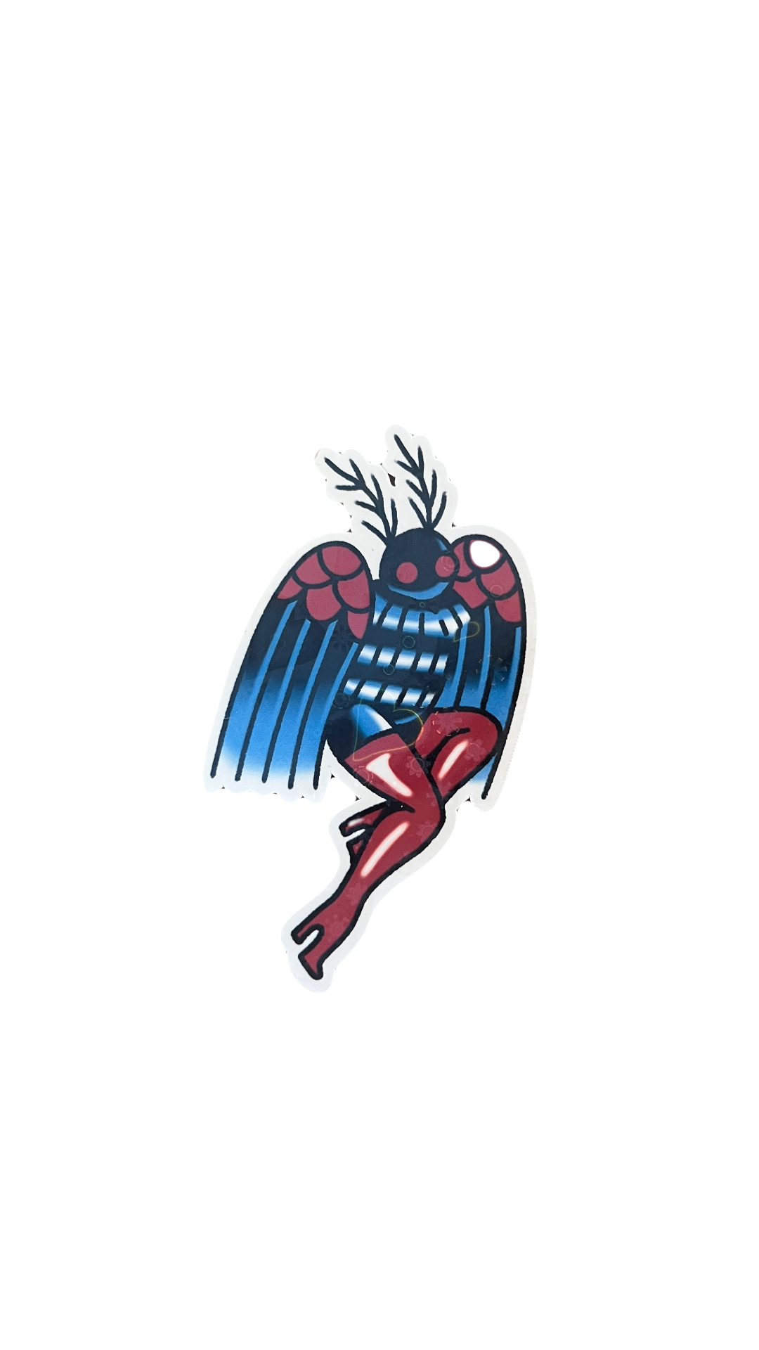 Mothman Boots Sticker