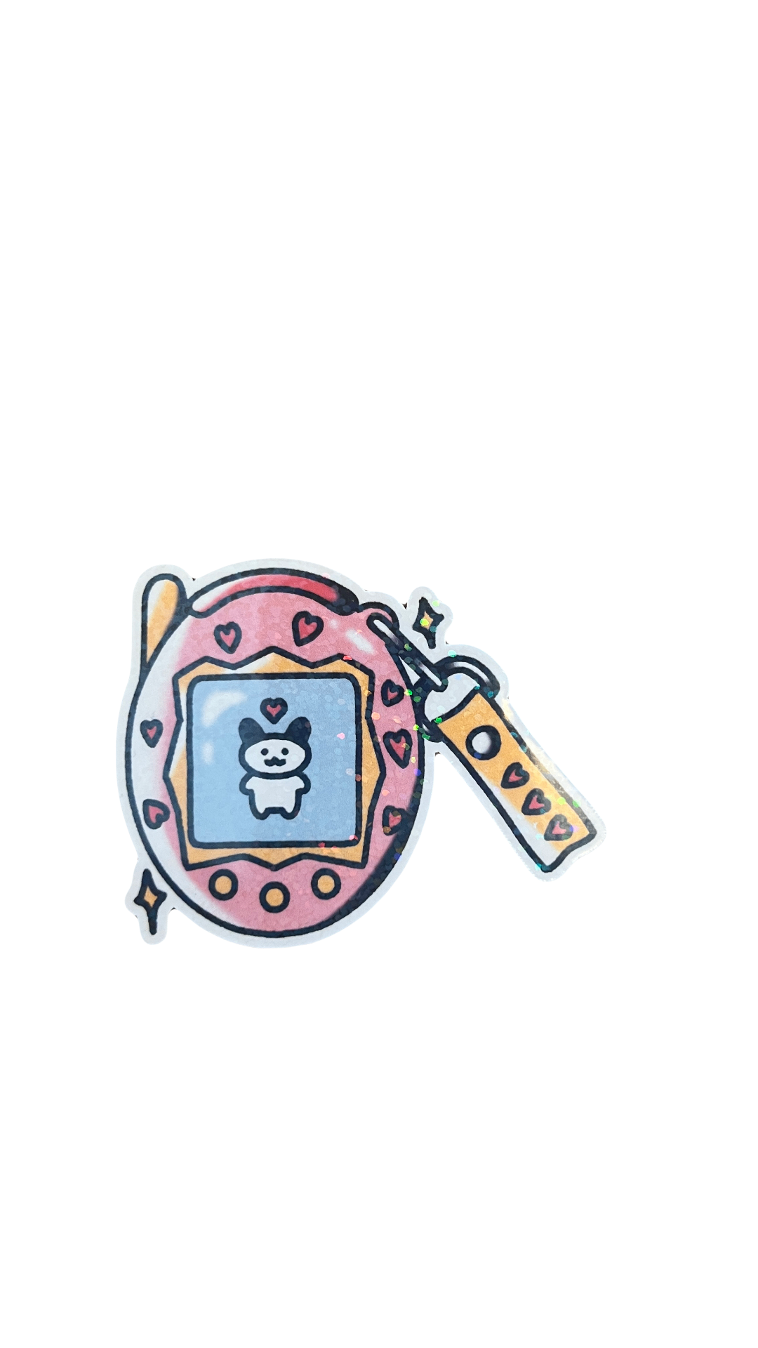 Pink Tamagotchi Sticker