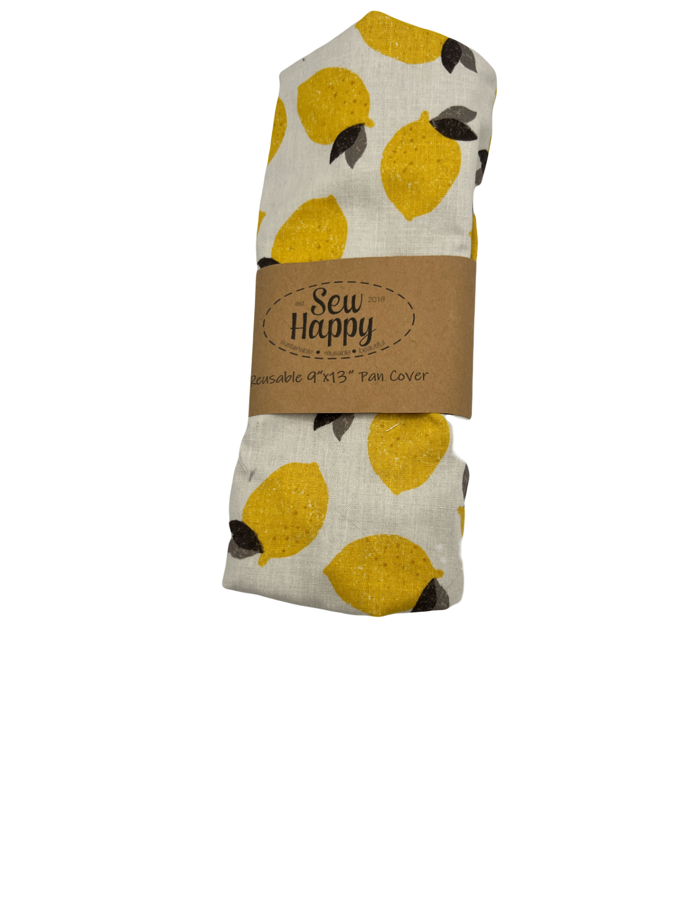 Reusable 9"x13" Pan Cover - Lemons