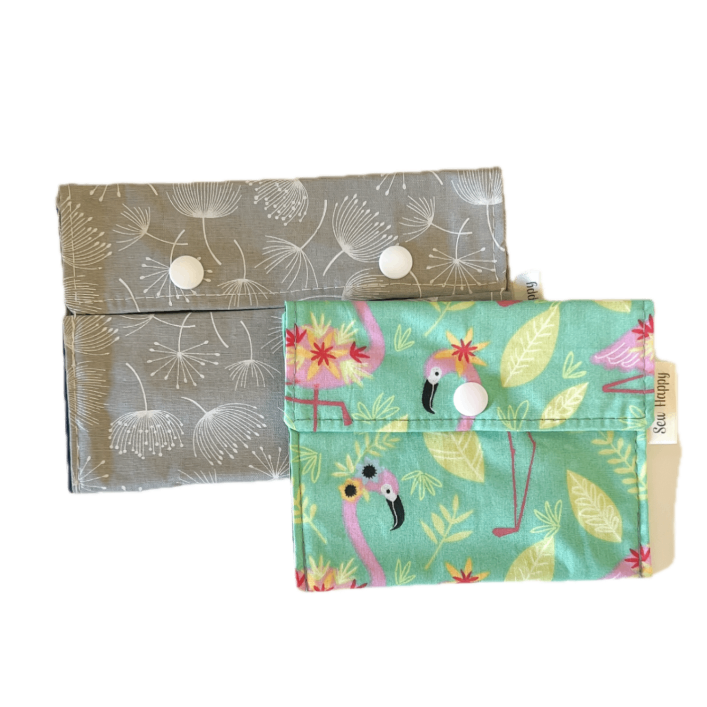 Reusable Snack & Sandwich Bags - Flamingo
