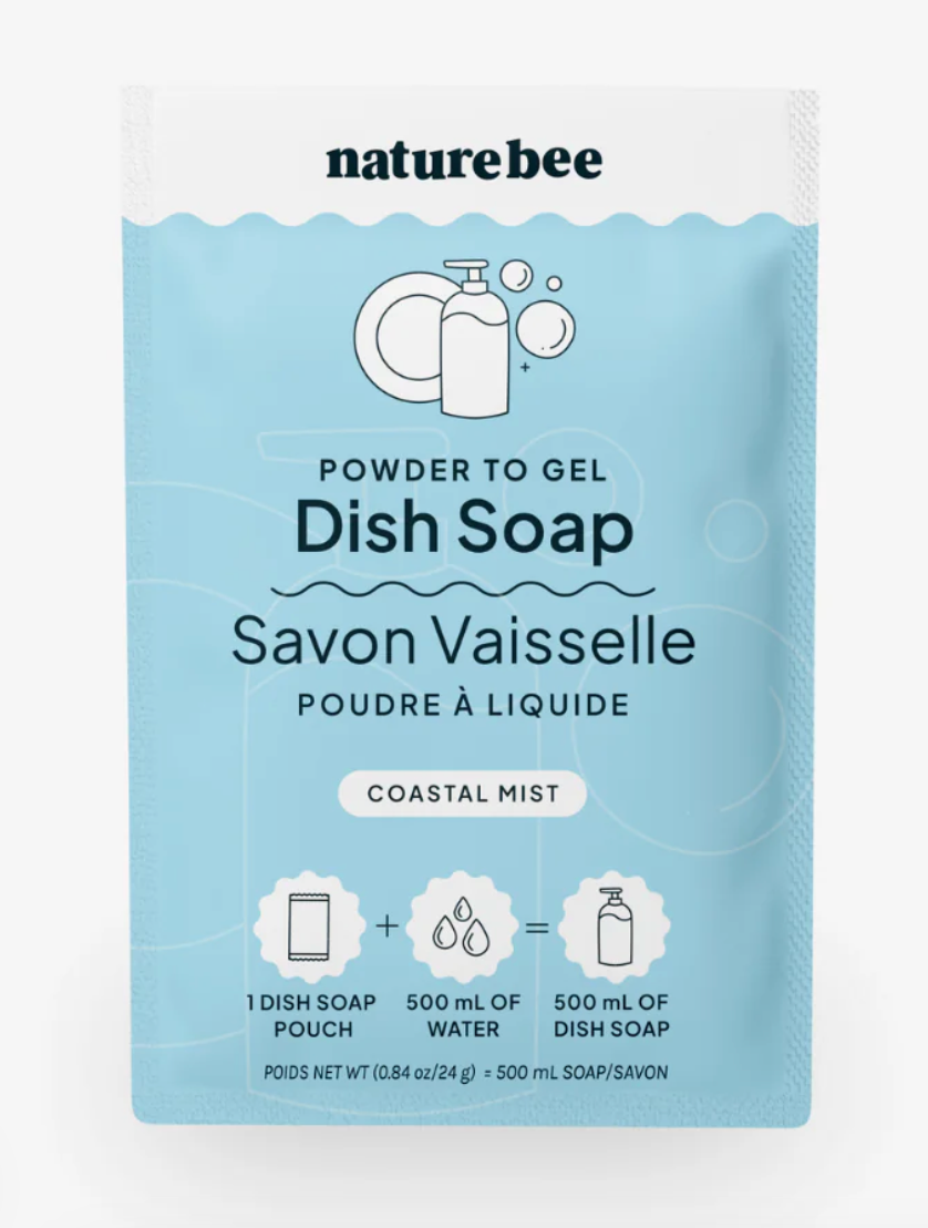 Powder to Gel Dish Soap