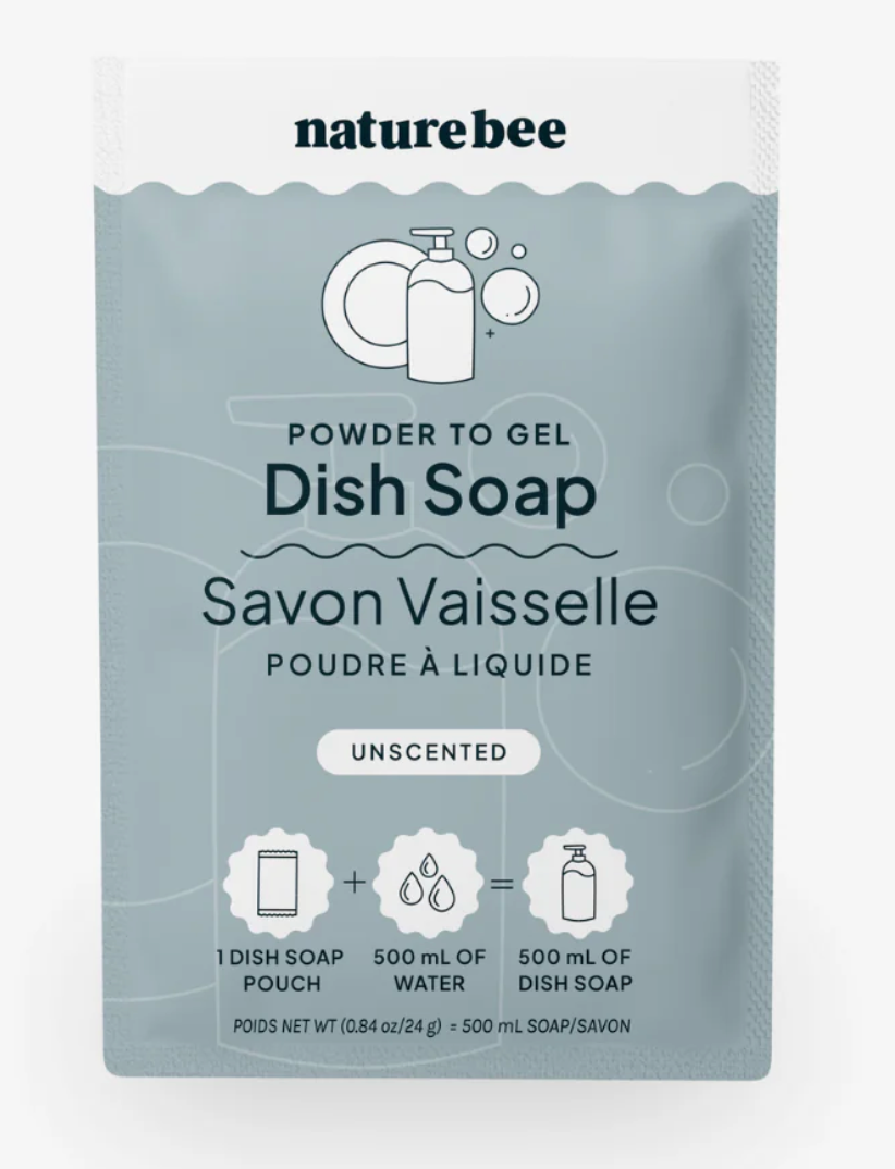 Powder to Gel Dish Soap