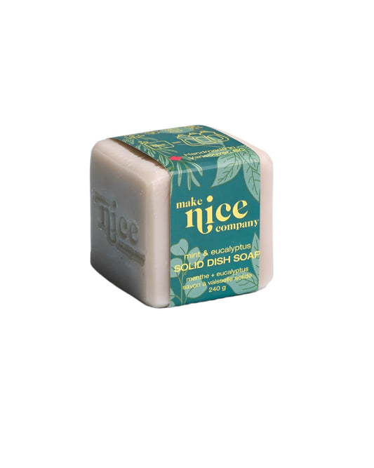 Mint and Eucalyptus Solid Dish Soap