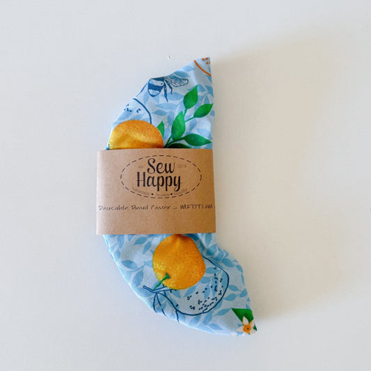 Medium Reusable Bowl Cover - Bees and Citrus