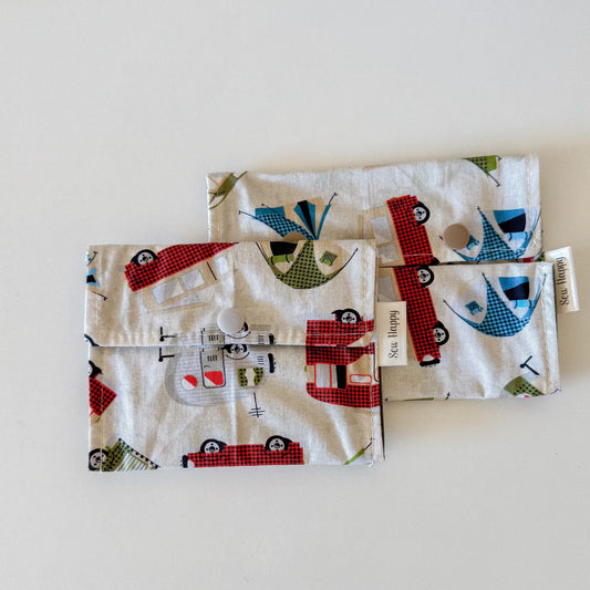 Reusable Snack and Sandwich Bags - Camping
