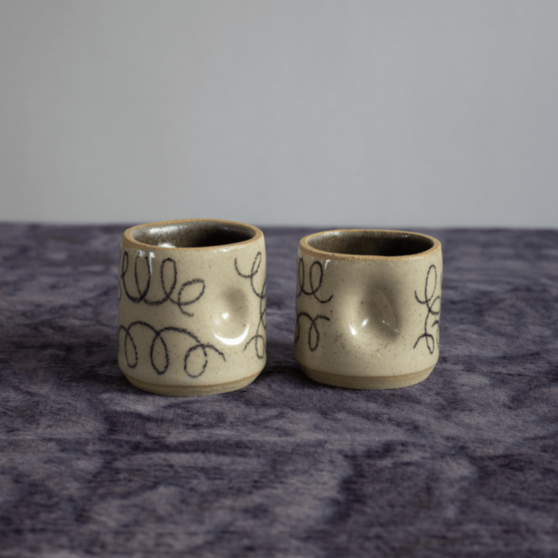 Squiggles 2oz Cup Set