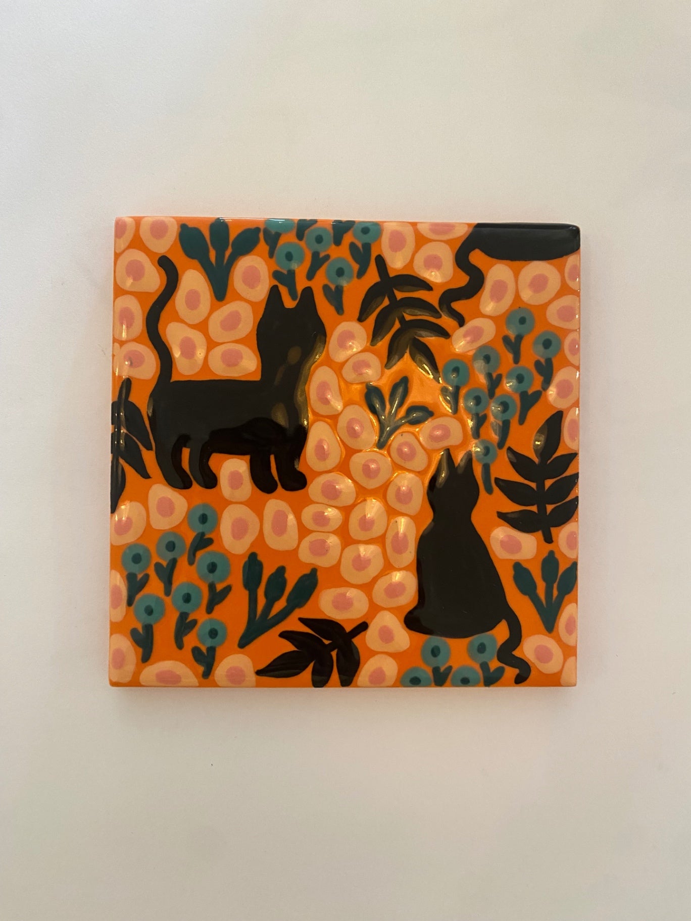 Black Cat Coaster