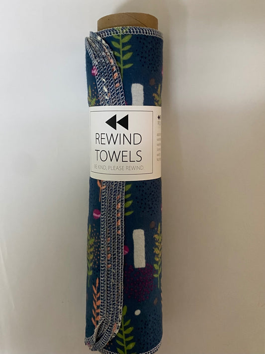 Rewind Towels (Large) - Nature/Blue