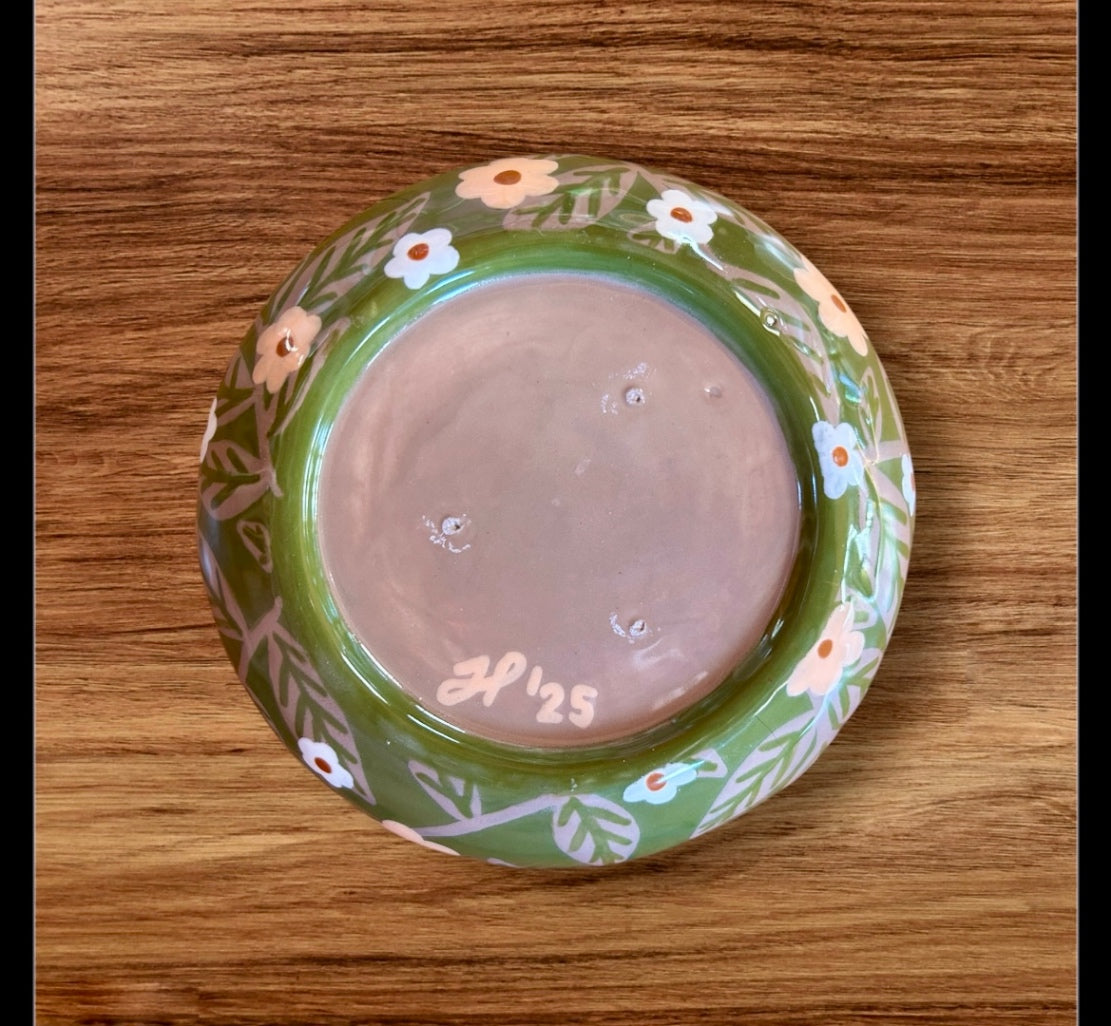 Green Leaf Jar