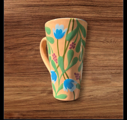 Orange Floral Venti Mug