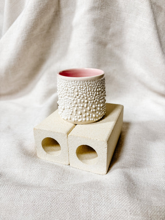 Mini Gloop Cup - White and Pink