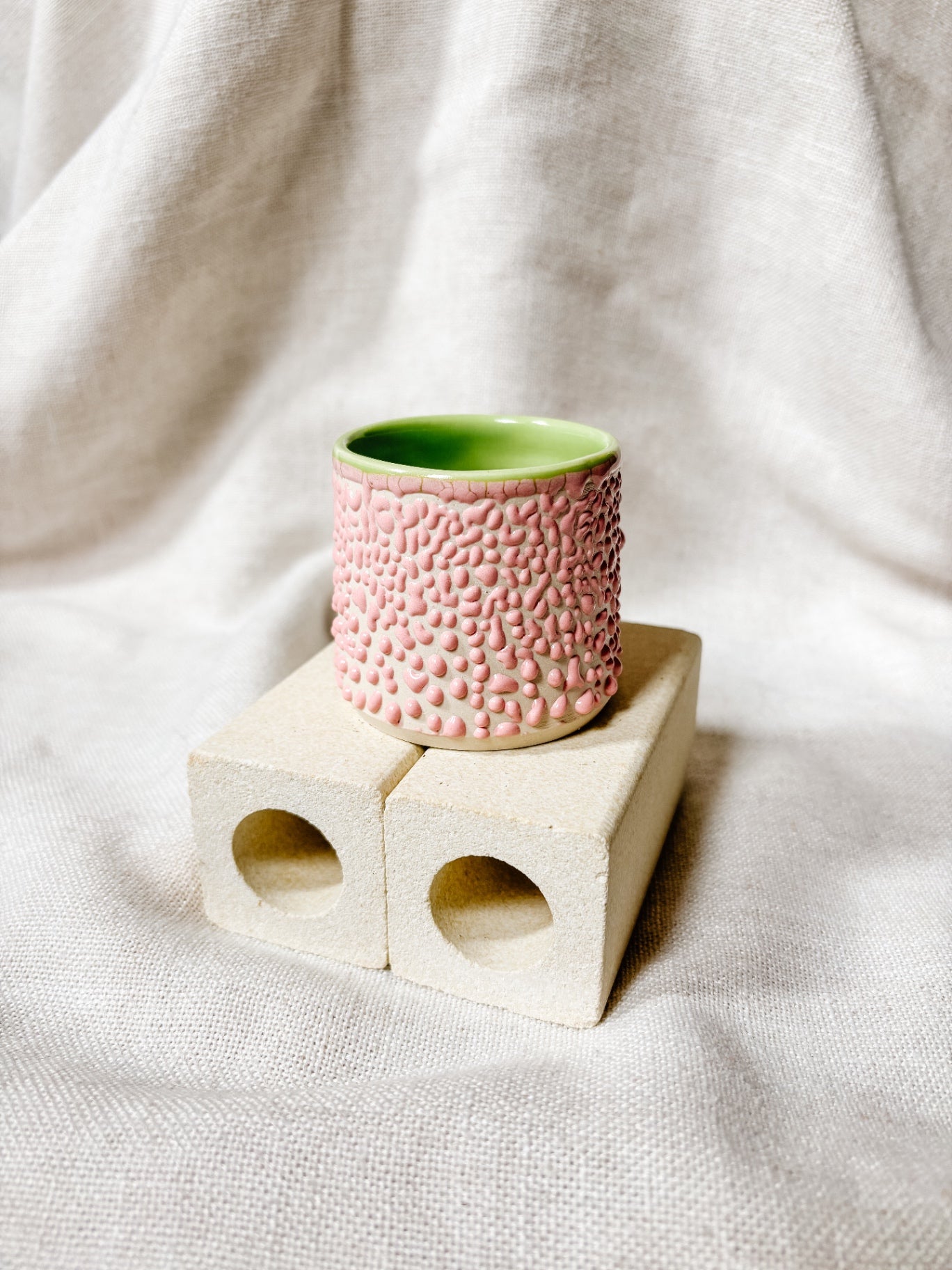 Mini Gloop Cup - Pink and Green 