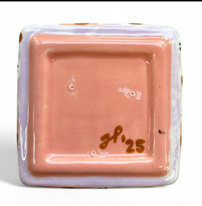 Flower Ghost Cork Jar