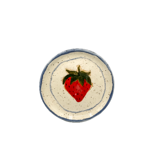 Fruit Trinket Dish - Strawberry