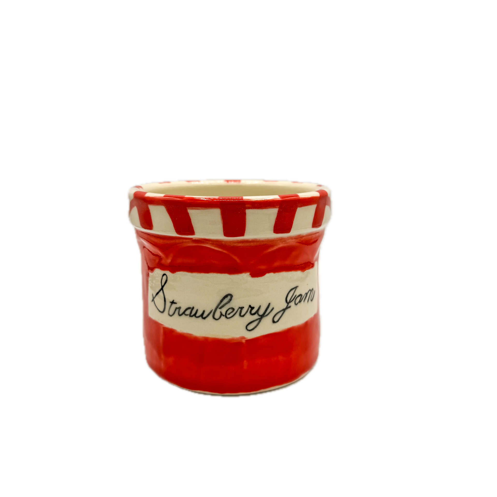 Strawberry Jam Jar Tumbler (no handle)