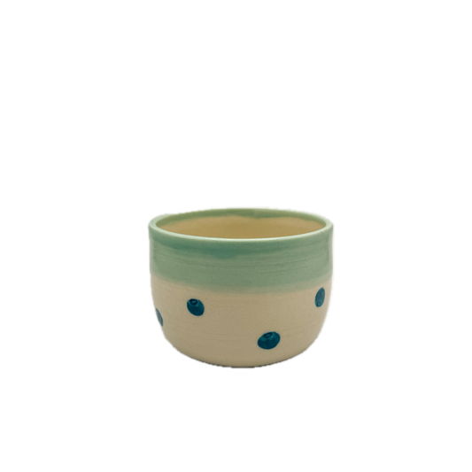 Blue Paint Brush Jar