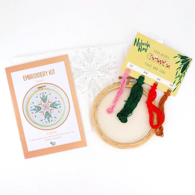 "Holiday" Embroidery Kit