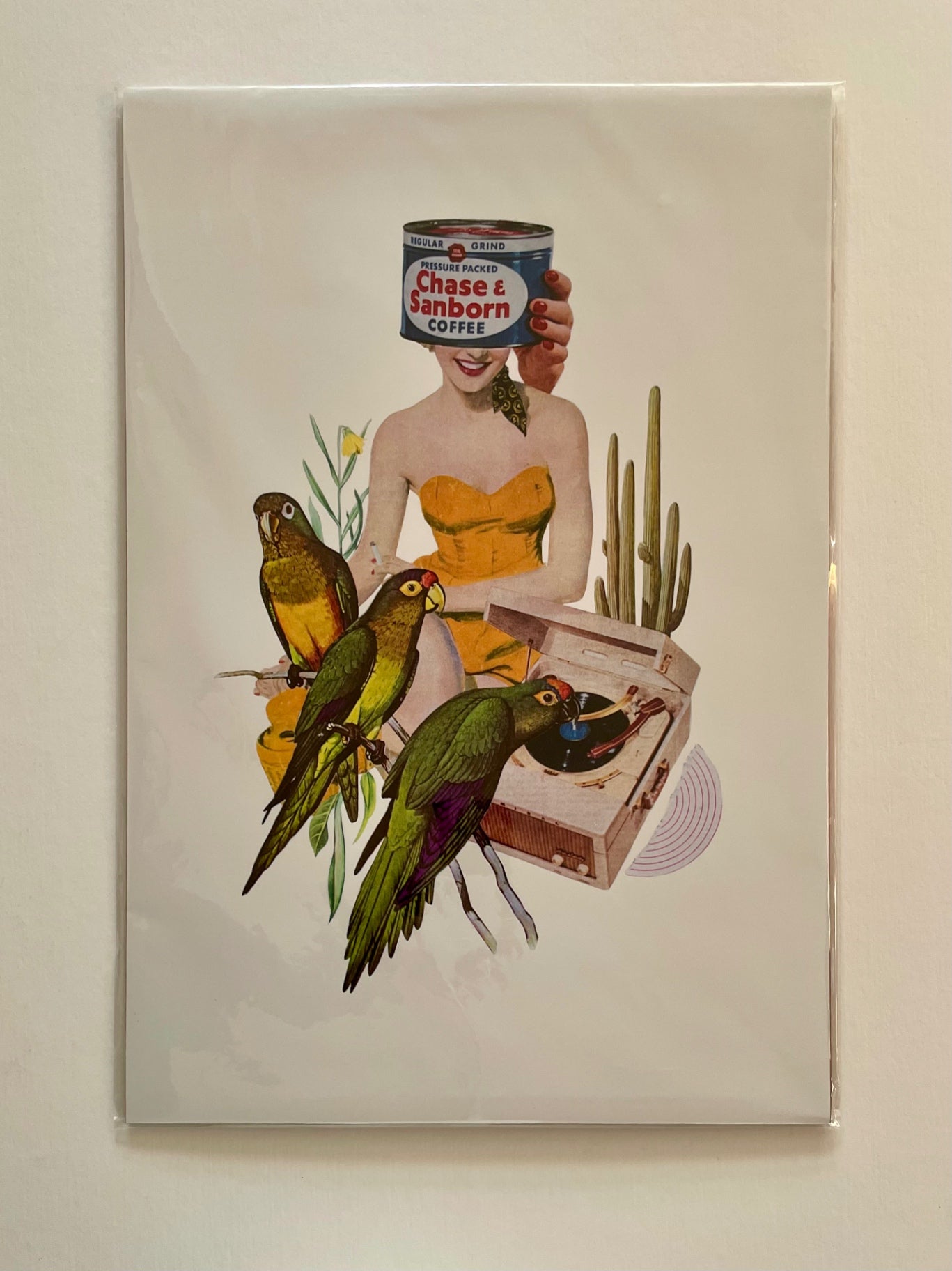 “Bird Is The Word” Vintage Collage Print