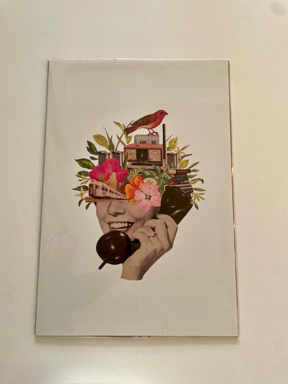 “Urban Jungle” Vintage Collage Print