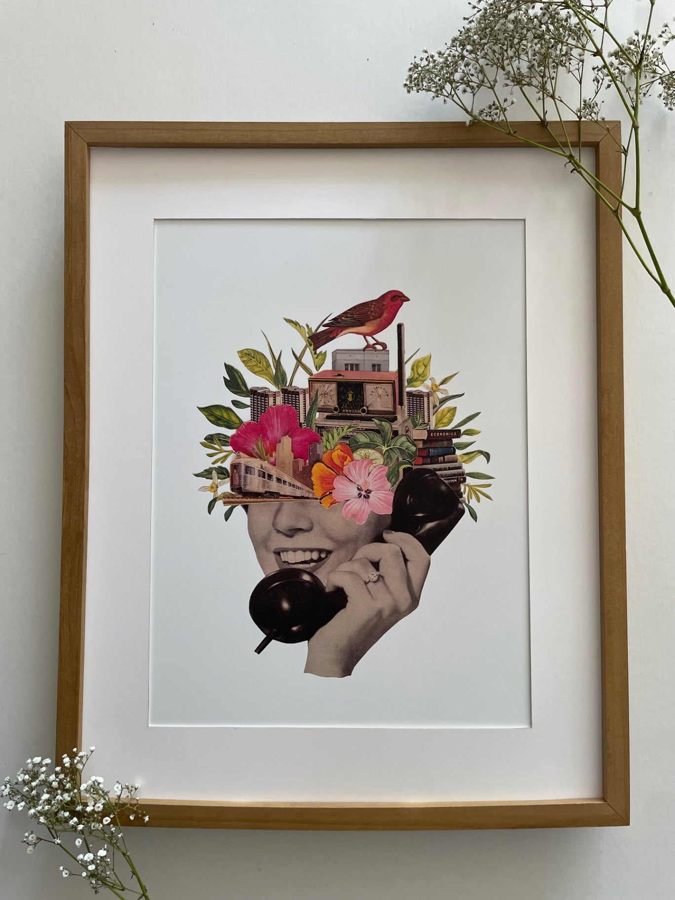“Urban Jungle” Vintage Collage Print