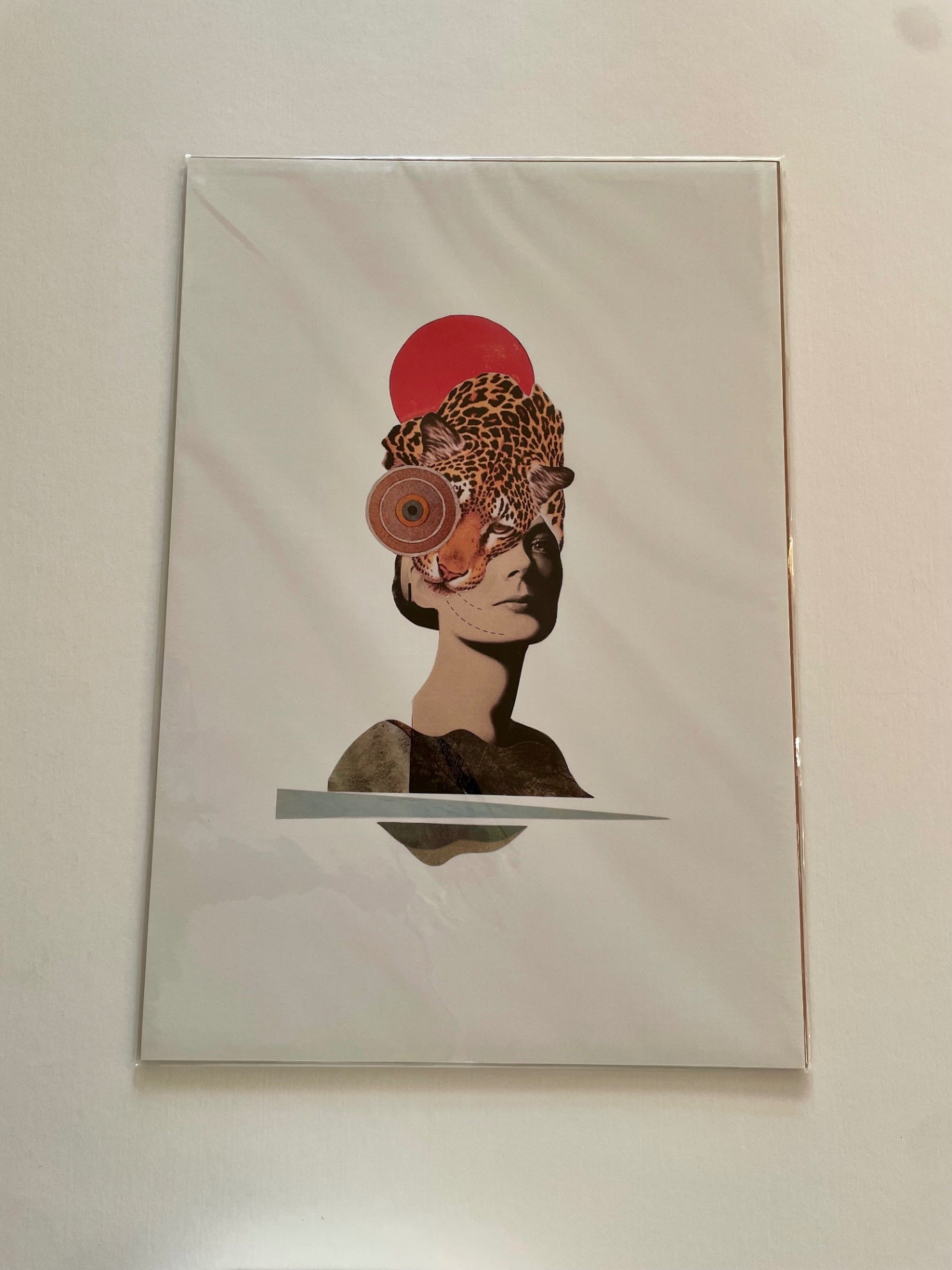“Occasional Hat” Vintage Collage Print