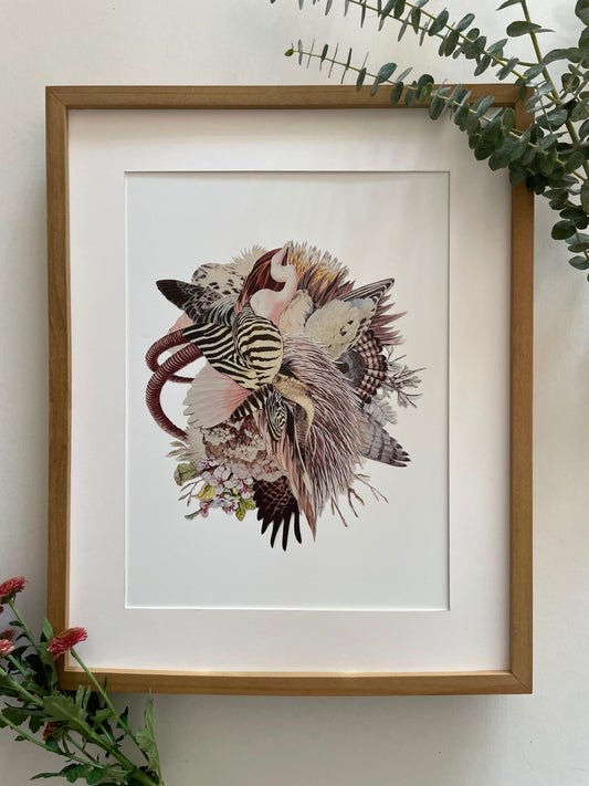 “Wild Thing” Vintage Collage Print