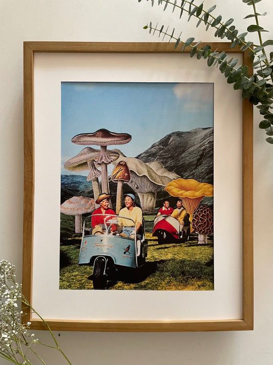 “Perfect Day” Vintage Collage Print