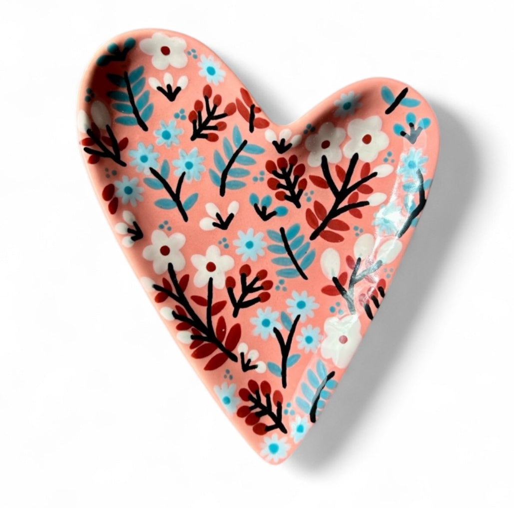 Pink Heart Dish