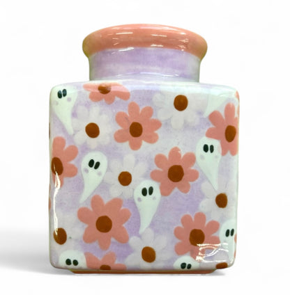  Cork Jar - Flower Ghosts