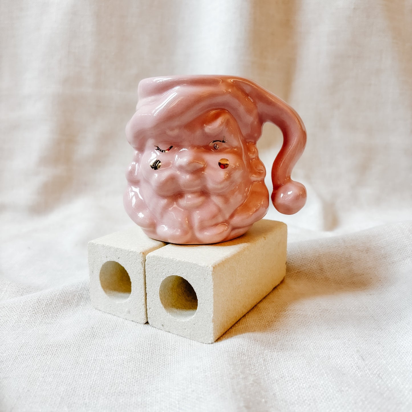 Large Santa Mug - Pink