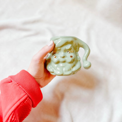 Large Santa Mug - Green