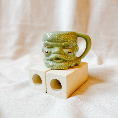 Small Santa Mug - Green