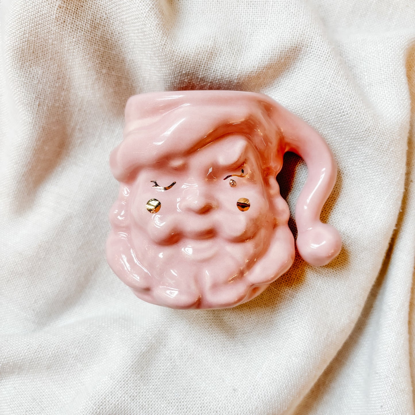 Large Santa Mug - Pink