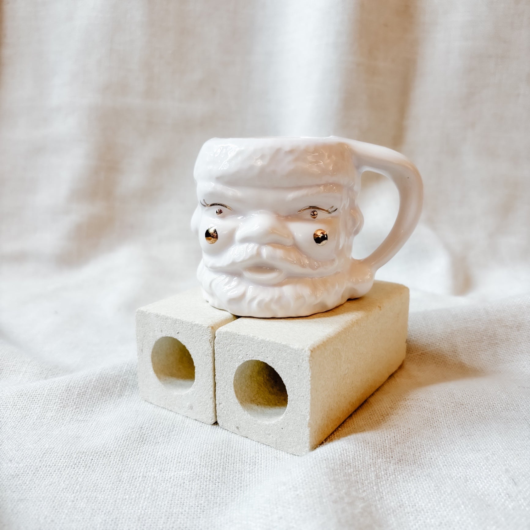 Small Santa Mug - White