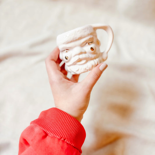 Small Santa Mug - White