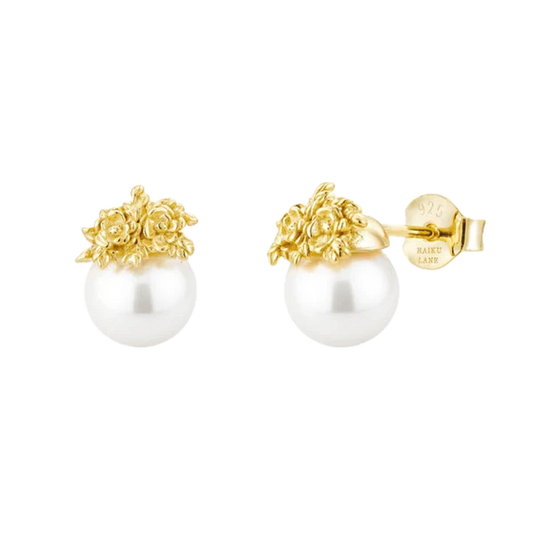 Coco Pearl Earrings - Gold